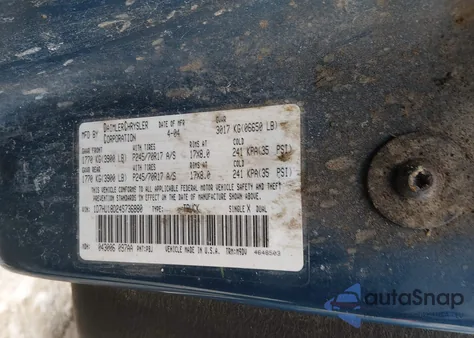 2004 Dodge Ram 1500 Slt/Laramie z USA, uszkodzony, nr VIN 1D7HU18D24S736880